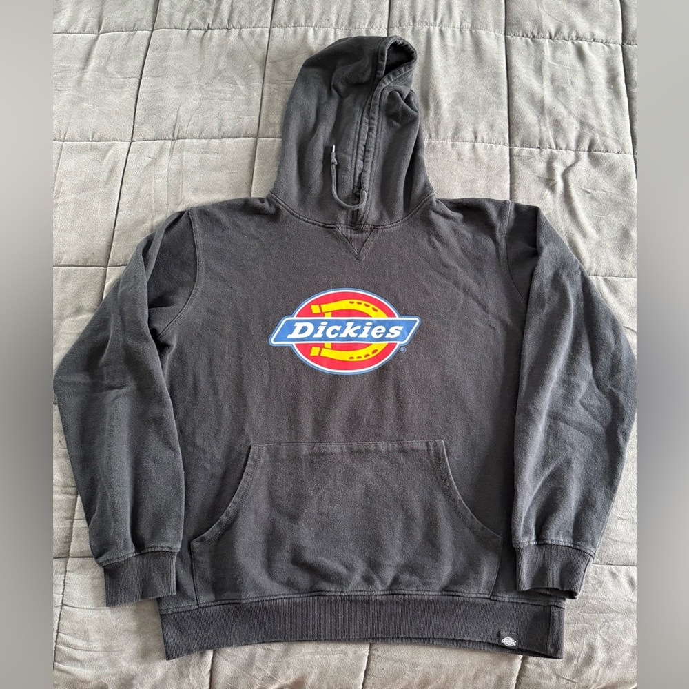 Dickies Black Hoodie and Gray T-Shirt Set Y2K - Picture 2 of 14